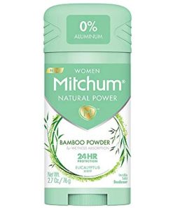 Mitchum Women Natural Powder Bamboo Powder Solid Deodorant Eucalyptus Scent 2.7oz - Suthern Picker