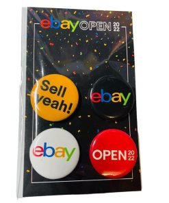 Ebay Open Swag 2022 Official Exclusive Buttons Pins Sell Yeah - Suthern Picker