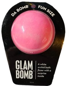 DA BOMB Bath Fizzer Glamour Bomb White Orchid Fun Size Surprise Inside - Suthern Picker