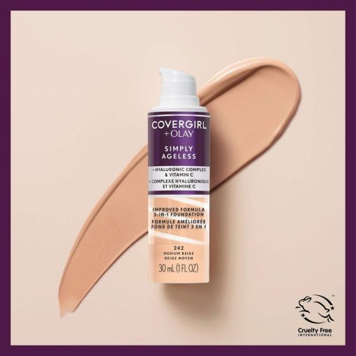 COVERGIRL & Olay Simply Ageless 3-in-1 Liquid Foundation Soft Sable #275 - Suthern Picker