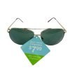 Best Value FG Aviator Sunglasses Gold Frame Green Lens 100% Uva/uvb Fg-18 - Suthern Picker
