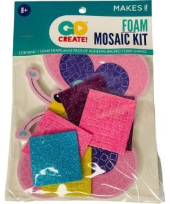 New Image Group Foam Mosaic Kit Butterfly Go Create Ages 8+ - Suthern Picker