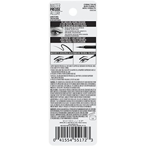 MAYBELLINE Eyestudio Master Precise All Day Ink Pen Liquid Eyeliner Cobalt Blue - Suthern Picker