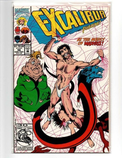 Excalibur #56 Early November 1992 Marvel Comic Book At Mercy Of Madness Psylocke - Suthern Picker