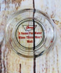 Jacuzzi Vintage Collector Glass With Logo Slogan On Bottom 5 Inch Tall-5 - Suthern Picker