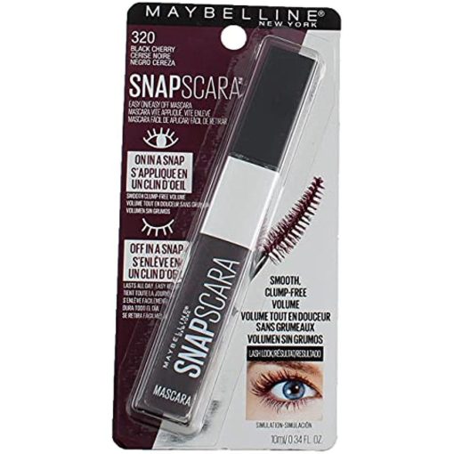 Maybelline New York Snapscara Washable Mascara, 320 Black Cherry - Suthern Picker