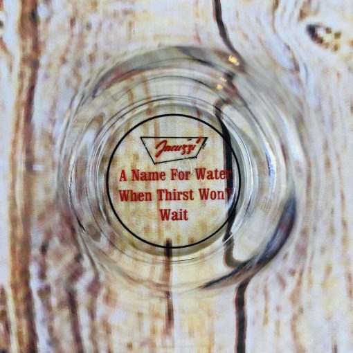 Jacuzzi Vintage Collector Glass With Logo Slogan On Bottom 5 Inch Tall-7 - Suthern Picker