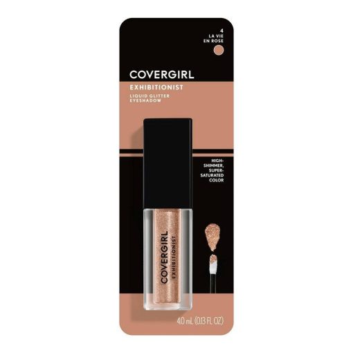 COVERGIRL Exhibitionist Liquid Glitter Shadow #4 La Vie En Rose 0.13 Fl Oz - Suthern Picker