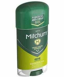 Mitchum Antiperspirant Deodorant Stick Men Triple Odor Defense Gel Mountain Air - Suthern Picker