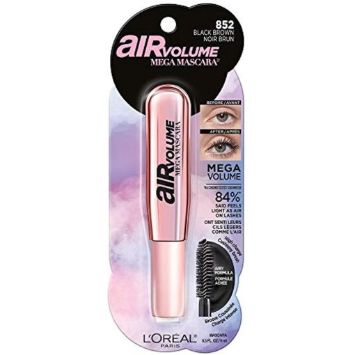 L'Oreal Paris Air Volume Mega Mascara Mega Vol Washable Black Brown 0.3 Oz - Suthern Picker