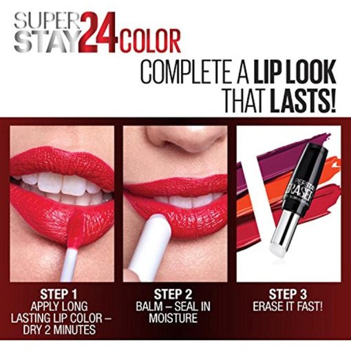Maybelline New York Superstay 24 2-Step Lipcolor Committed Coral 041 - Suthern Picker