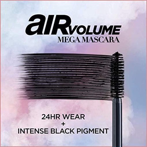 L'Oreal Paris Air Volume Mega Mascara Mega Vol Washable Black Brown 0.3 Oz - Suthern Picker