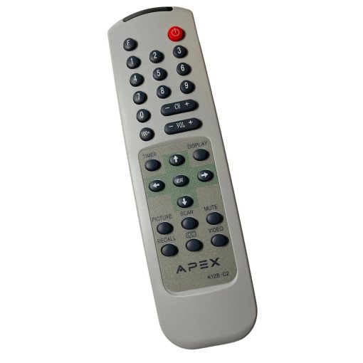 Genuine Apex K12B-C2 TV Remote Control Tested Gray - Suthern Picker
