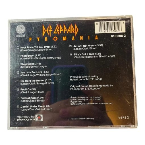 Pyromania by Def Leppard CD 1990 - Suthern Picker