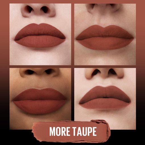 Maybelline Color Sensational Ultimatte Matte Lipstick #799 More Taupe 0.06 oz - Suthern Picker