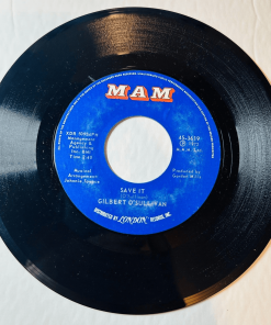 Gilbert O' Sullivan Alone Again Naturally / Save It 45 RPM Record MAM - Suthern Picker