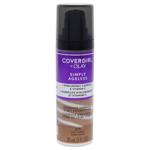 COVERGIRL & Olay Simply Ageless 3-in-1 Liquid Foundation Soft Sable #275 - Suthern Picker