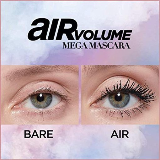 L'Oreal Paris Air Volume Mega Mascara Mega Vol Washable Black Brown 0.3 Oz - Suthern Picker