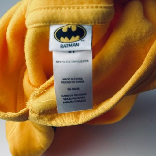 Boys 2T Batman Hoodie Sweat Shirt Yellow New With Tags NWT - Suthern Picker