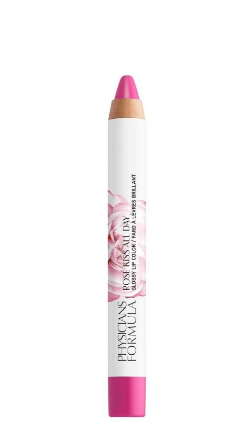 Physicians Formula Rosé Kiss All Day Glossy Lipstick LIp Color She's a Wild Rose - Suthern Picker