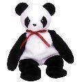 Ty Beanie Fortune The Panda Stuffed Animal Plush With Tags 1997 - Suthern Picker