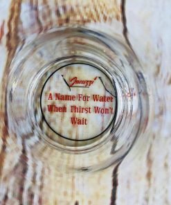 Jacuzzi Vintage Collector Glass With Logo Slogan On Bottom 5 Inch Tall-6 - Suthern Picker