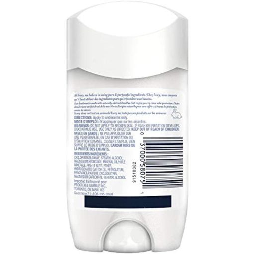 Ivory Gentle Aluminum Free Deodorant Hint Of Aloe 2.4 oz - Suthern Picker