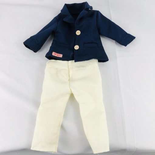 OG Dolls Navy Blue Blazer Jacket White Pants Set For American Girl Doll Battat - Suthern Picker