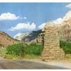 Entrance Gate To Zion National Park Vintage RPPC Postcard Utah Kodachrome Repro - Suthern Picker