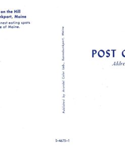 House On The Hill Restaurant Vintage Postcard RPPC Kennebunkport Maine - Suthern Picker