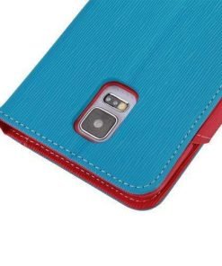 Bear Motion for Galaxy S5 - Premium Folio Case for Samsung Galaxy S5 (Blue) - Suthern Picker