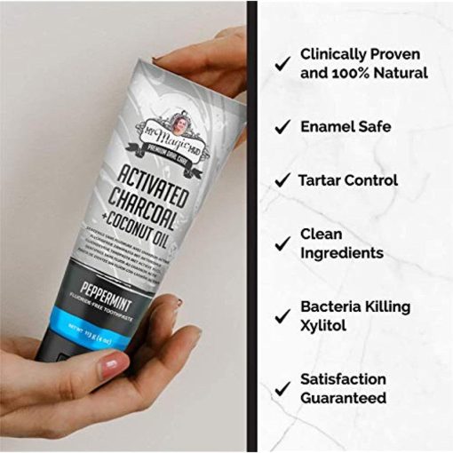 My Magic Mud Charcoal Teeth Whitening Toothpaste Organic Wintergreen 1-Pack 4oz - Suthern Picker