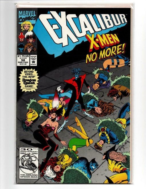 Excalibur #58 Early December 1992 Marvel Comic Book X-Men No More - Suthern Picker