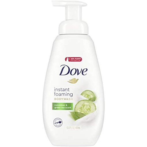 Dove Instant Foaming Body Wash Cucumber & Green Tea Scent 13.5 Fl Oz - Suthern Picker
