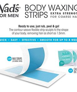 Nad's For Men Body Wax Strips Wax Hair Removal For Men Waxing Kit 20 Strips - Suthern Picker