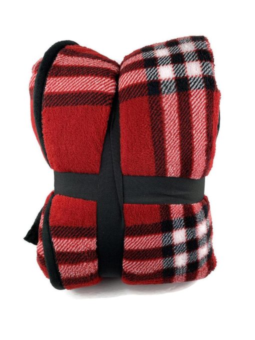 Member’s Mark Oversized Reversible Cozy Throw Blanket 5 ft x 6 ft Mikolaj Plaid - Suthern Picker