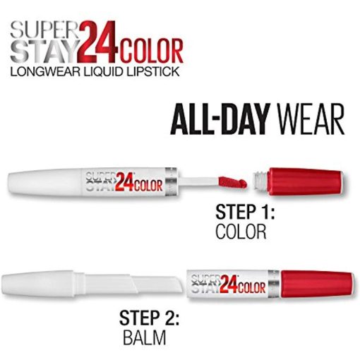 Maybelline New York Superstay 24 2-Step Lipcolor Committed Coral 041 - Suthern Picker