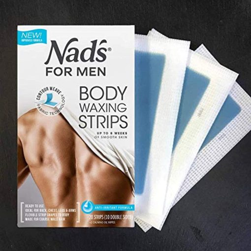 Nad's For Men Body Wax Strips Wax Hair Removal For Men Waxing Kit 20 Strips - Suthern Picker