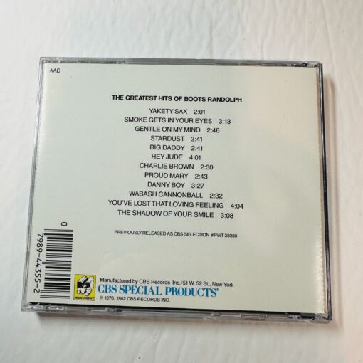 Boots Randolphs Greatest Hits CD Album - Image 2