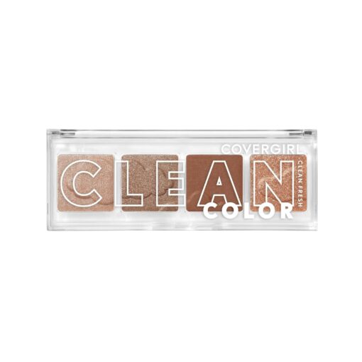 COVERGIRL Clean Fresh Clean Color Eyeshadow Palette Shimmer Shimmering Beige