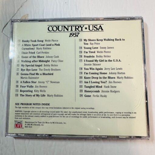 Country USA 1957 Music CD By Time Life - Image 2