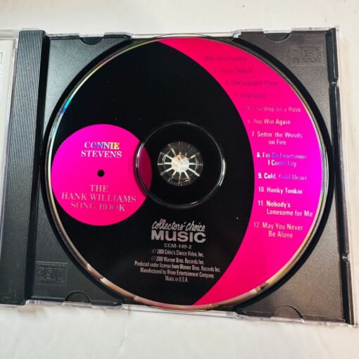 Connie Stevens The Hank Williams Song Book CD - Image 3