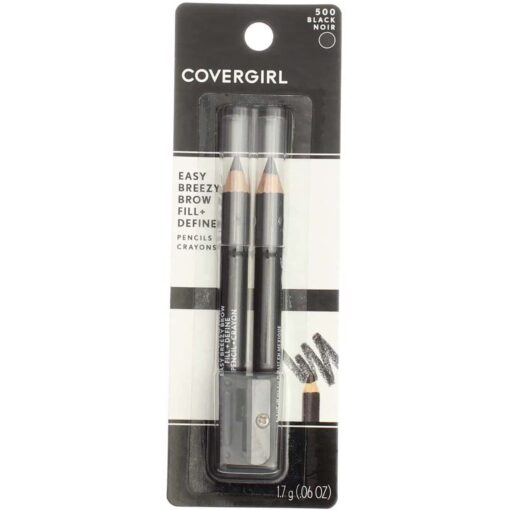 CoverGirl Professional Brow & Eye Makers Brow Shaper Eyeliner Midnight Black 500 - Image 5