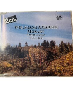 Wolfgang Amadeus Mozart Famous Arias Vol 1 & 2 CD