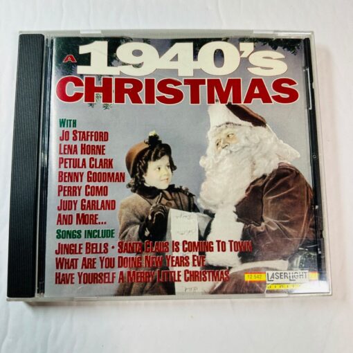 1940s Christmas CD Album Featuring Classic Holiday Songs By Jo Stafford & More