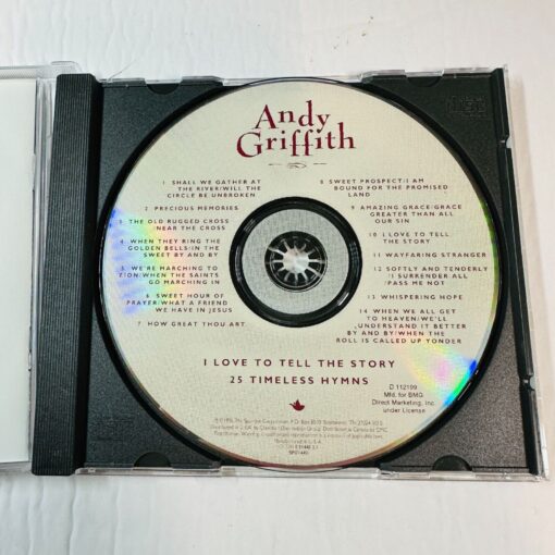 Andy Griffith I Love To Tell The Story 25 Timeless Hymns CD - Image 3
