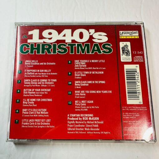 1940s Christmas CD Album Featuring Classic Holiday Songs By Jo Stafford & More - Image 2