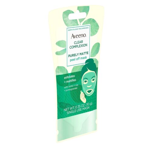 Aveeno Clear Complexion Pure Matte Peel Off Face Mask Alpha Hydroxy Acids - Image 3