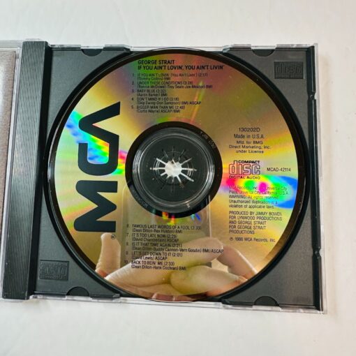 George Strait You Ain't Lovin' You Ain't Livin' CD - Image 3