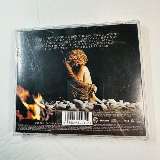 Faith Hill "Cry" Audio CD Album 2002 Warner Bros Records - Image 2
